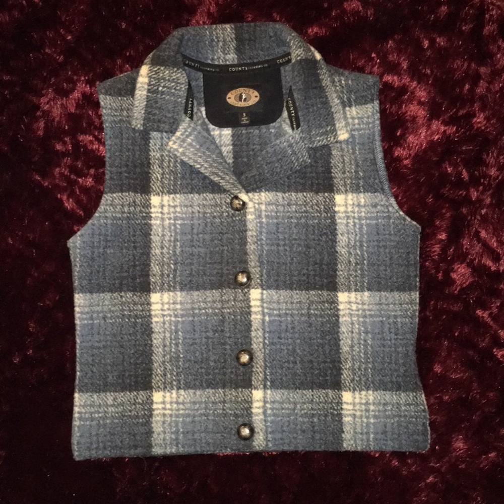 Vintage Plaid vest!